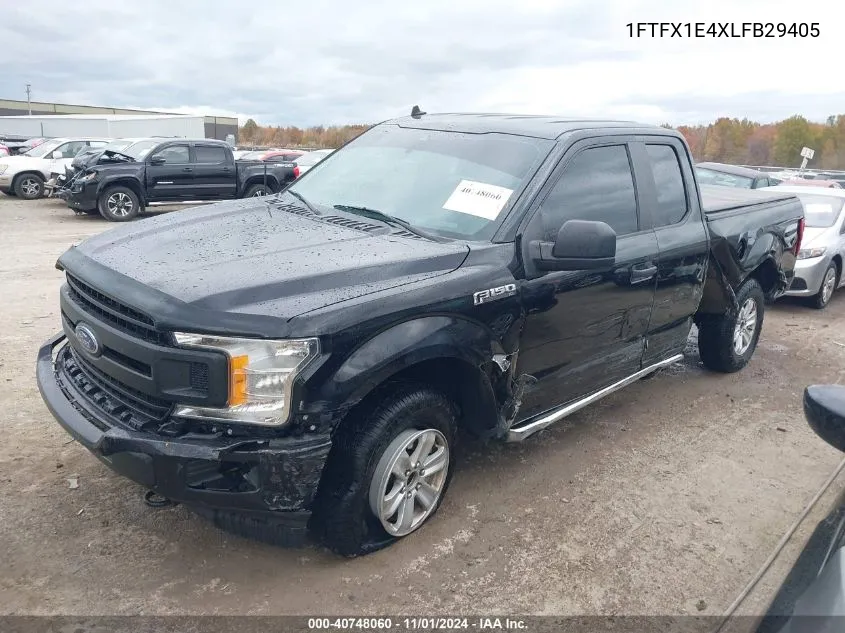 2020 Ford F-150 Xl VIN: 1FTFX1E4XLFB29405 Lot: 40748060