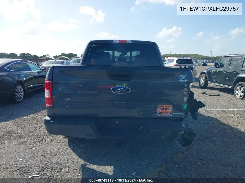 2020 Ford F-150 Xlt VIN: 1FTEW1CPXLFC29757 Lot: 40749119