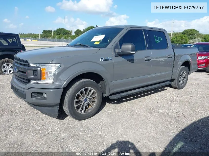 2020 Ford F-150 Xlt VIN: 1FTEW1CPXLFC29757 Lot: 40749119