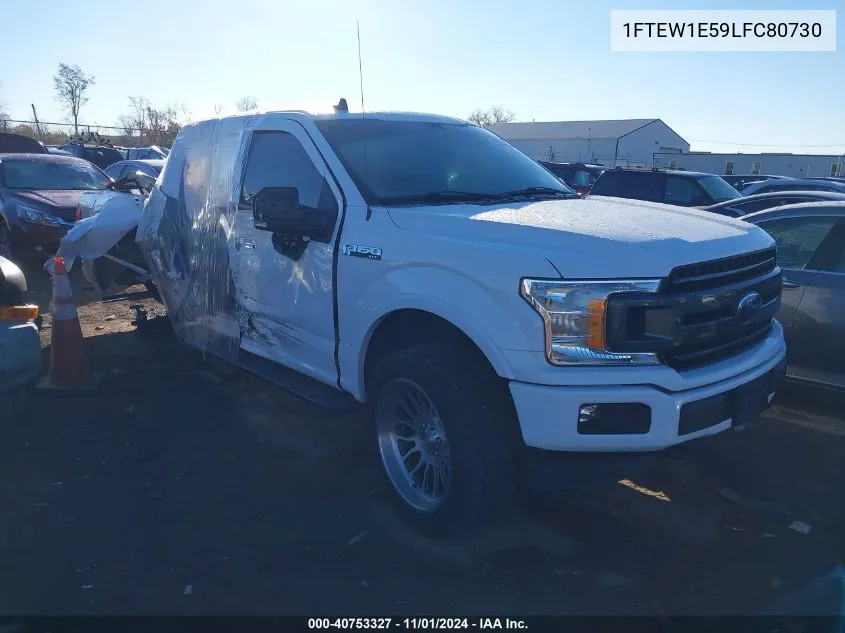 2020 Ford F-150 Xlt VIN: 1FTEW1E59LFC80730 Lot: 40753327