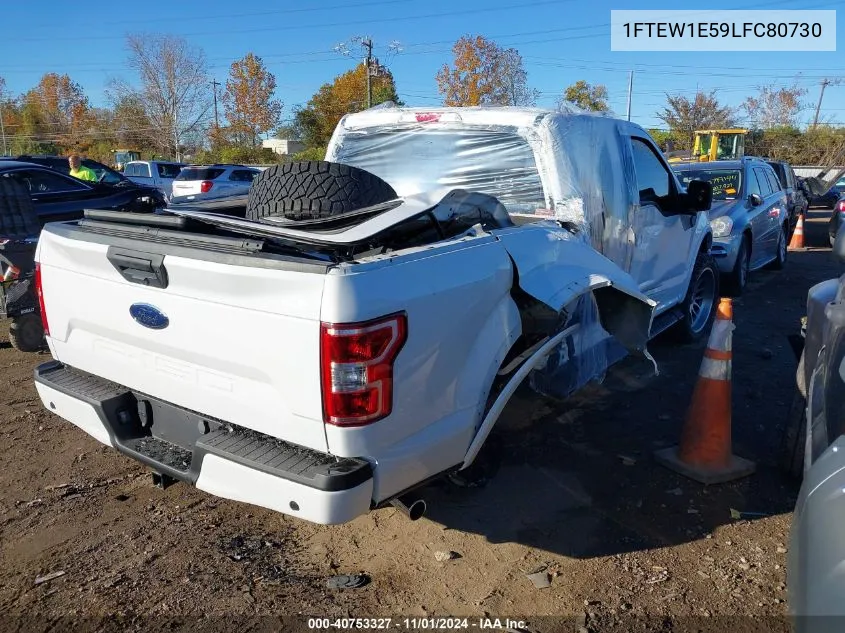 2020 Ford F-150 Xlt VIN: 1FTEW1E59LFC80730 Lot: 40753327