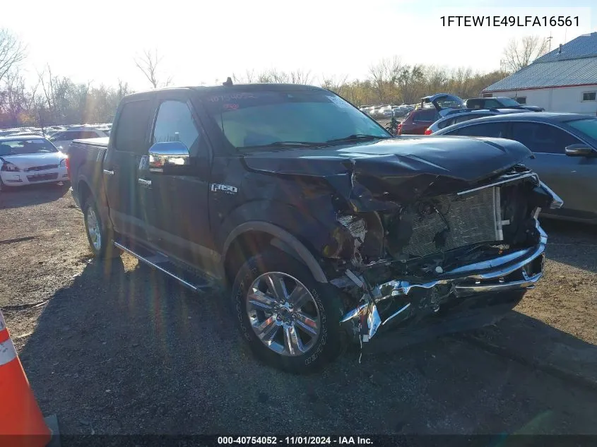 2020 Ford F-150 Lariat VIN: 1FTEW1E49LFA16561 Lot: 40754052