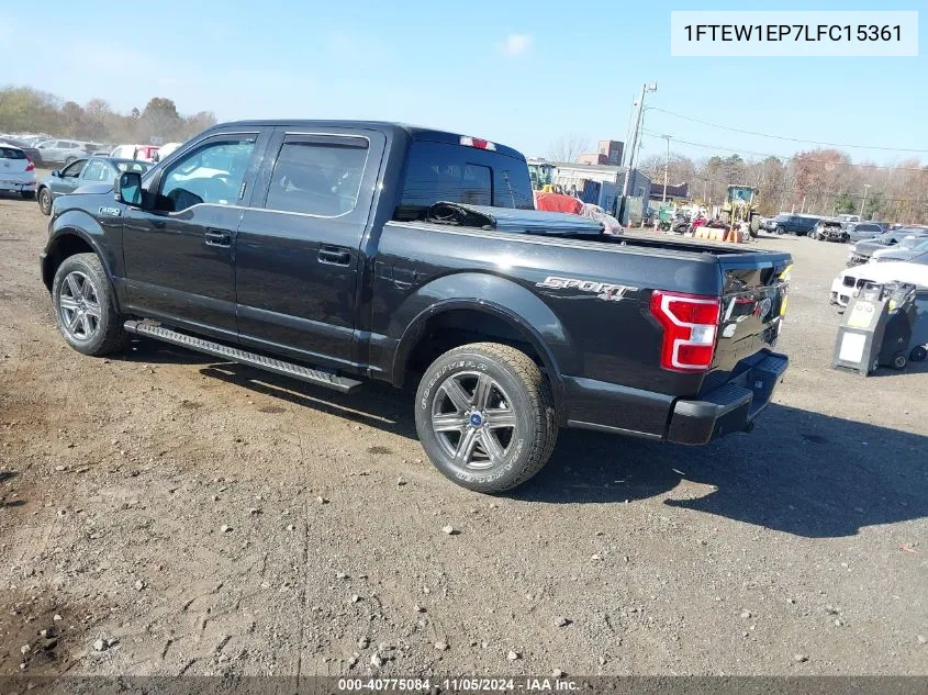 2020 Ford F-150 Xlt VIN: 1FTEW1EP7LFC15361 Lot: 40775084