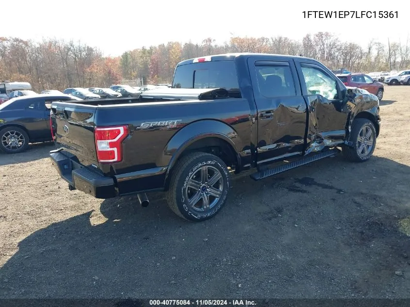 1FTEW1EP7LFC15361 2020 Ford F-150 Xlt