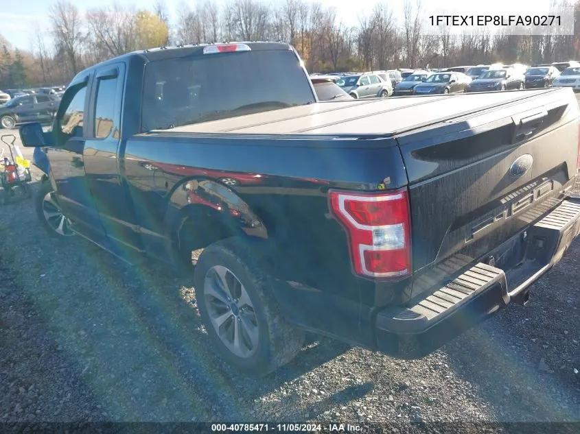 2020 Ford F-150 Xl VIN: 1FTEX1EP8LFA90271 Lot: 40785471