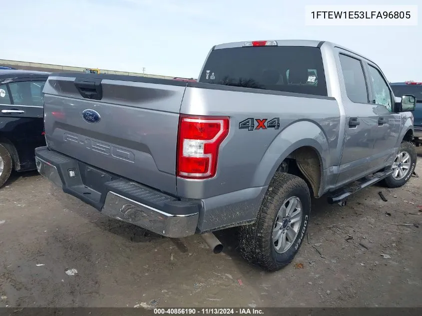 2020 Ford F-150 Xlt VIN: 1FTEW1E53LFA96805 Lot: 40856190