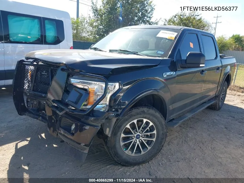 2020 Ford F-150 Xlt VIN: 1FTEW1E56LKD56377 Lot: 40865299