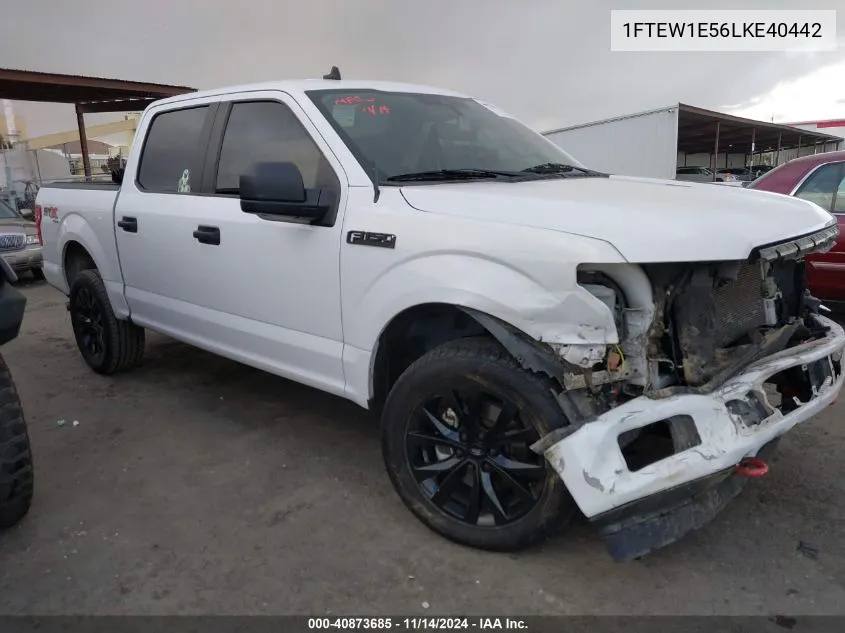 2020 Ford F-150 Xl VIN: 1FTEW1E56LKE40442 Lot: 40873685