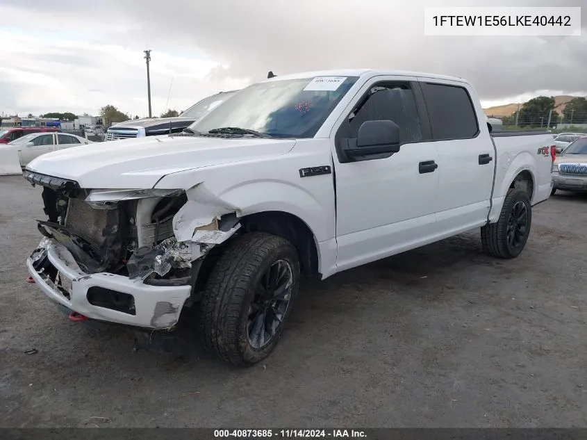 2020 Ford F-150 Xl VIN: 1FTEW1E56LKE40442 Lot: 40873685