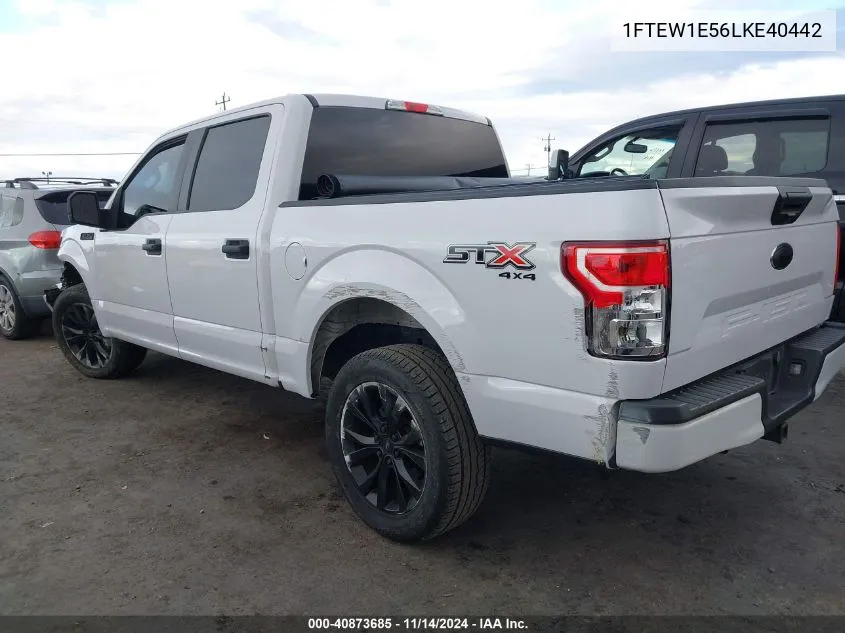 2020 Ford F-150 Xl VIN: 1FTEW1E56LKE40442 Lot: 40873685