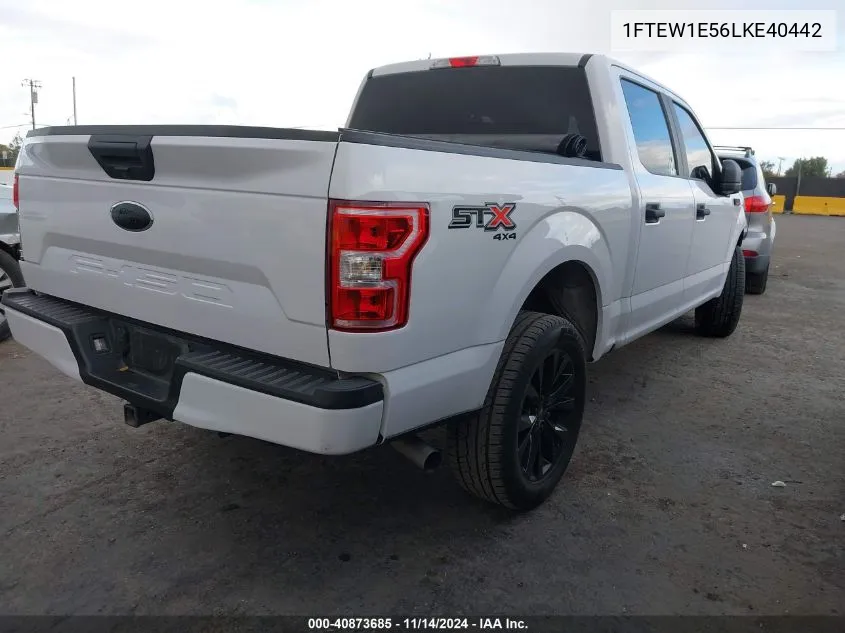 2020 Ford F-150 Xl VIN: 1FTEW1E56LKE40442 Lot: 40873685