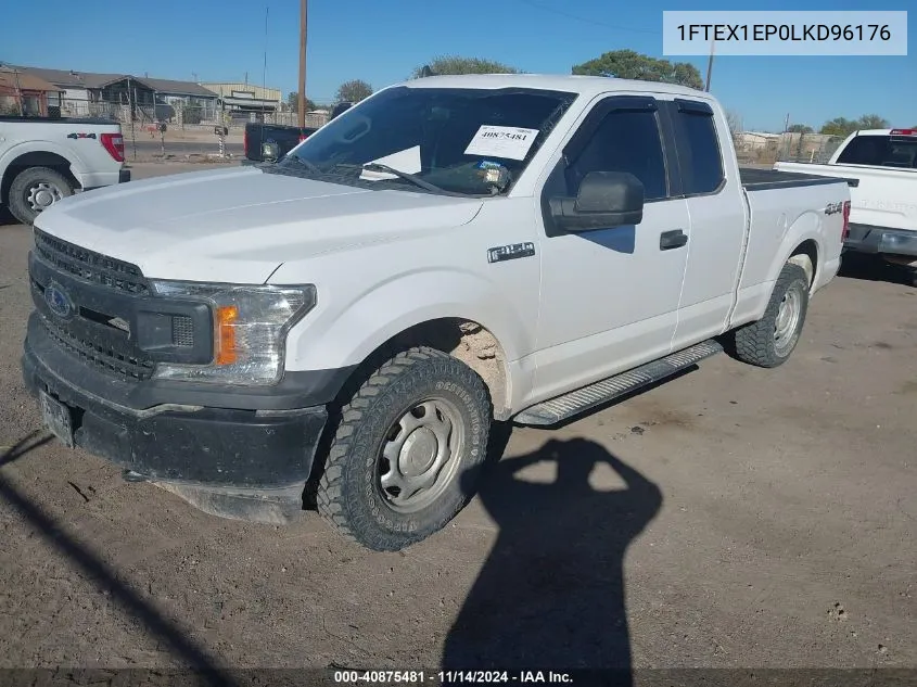 2020 Ford F-150 Xl VIN: 1FTEX1EP0LKD96176 Lot: 40875481