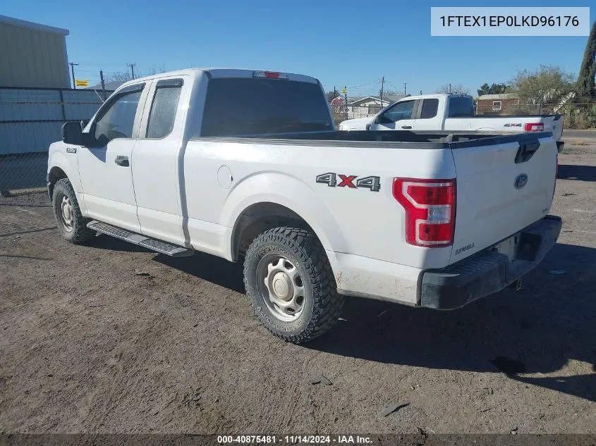 2020 Ford F-150 Xl VIN: 1FTEX1EP0LKD96176 Lot: 40875481