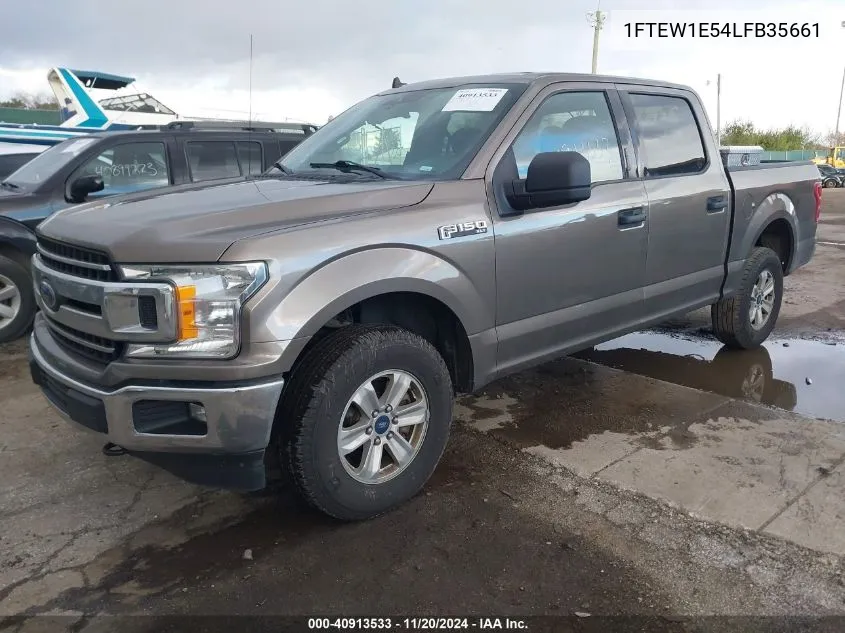 2020 Ford F-150 Xlt VIN: 1FTEW1E54LFB35661 Lot: 40913533