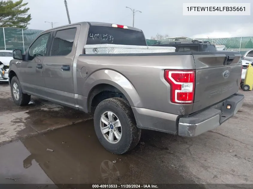 2020 Ford F-150 Xlt VIN: 1FTEW1E54LFB35661 Lot: 40913533