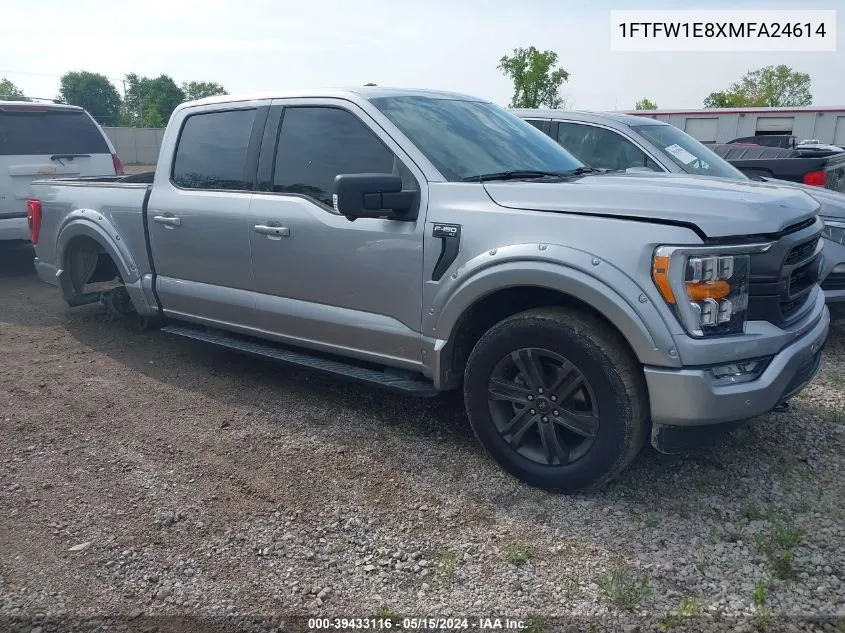 2021 Ford F-150 Xlt VIN: 1FTFW1E8XMFA24614 Lot: 39433116