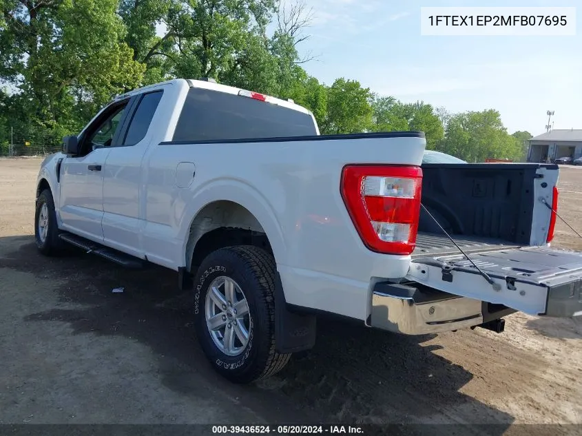 1FTEX1EP2MFB07695 2021 Ford F-150 Xl