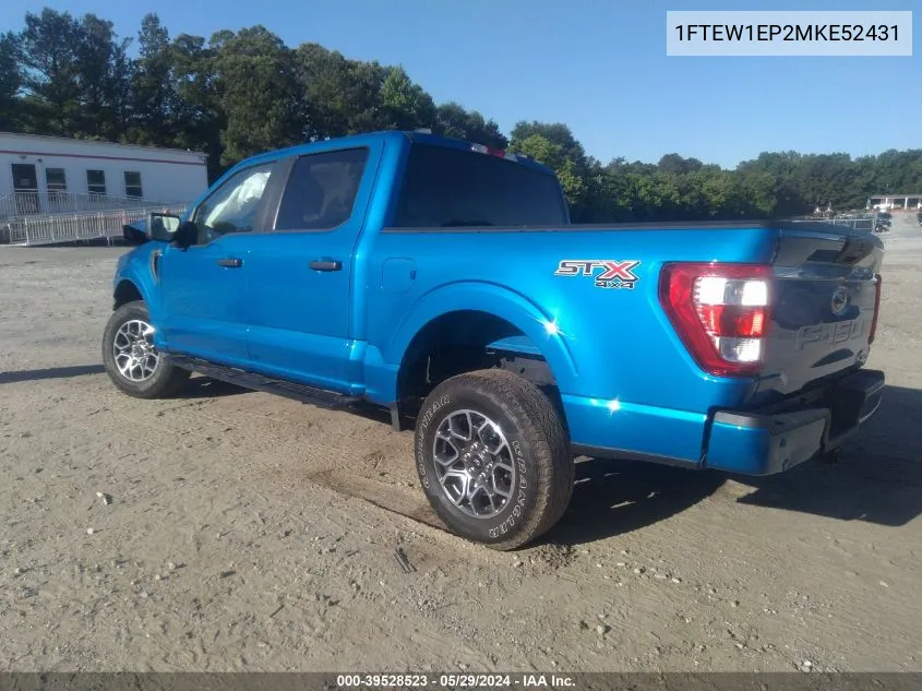 1FTEW1EP2MKE52431 2021 Ford F-150 Xl