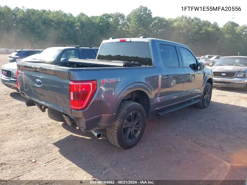 2021 Ford F-150 Xlt VIN: 1FTFW1E55MFA20556 Lot: 40164862