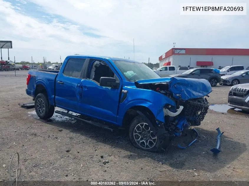 1FTEW1EP8MFA20693 2021 Ford F-150 Xl