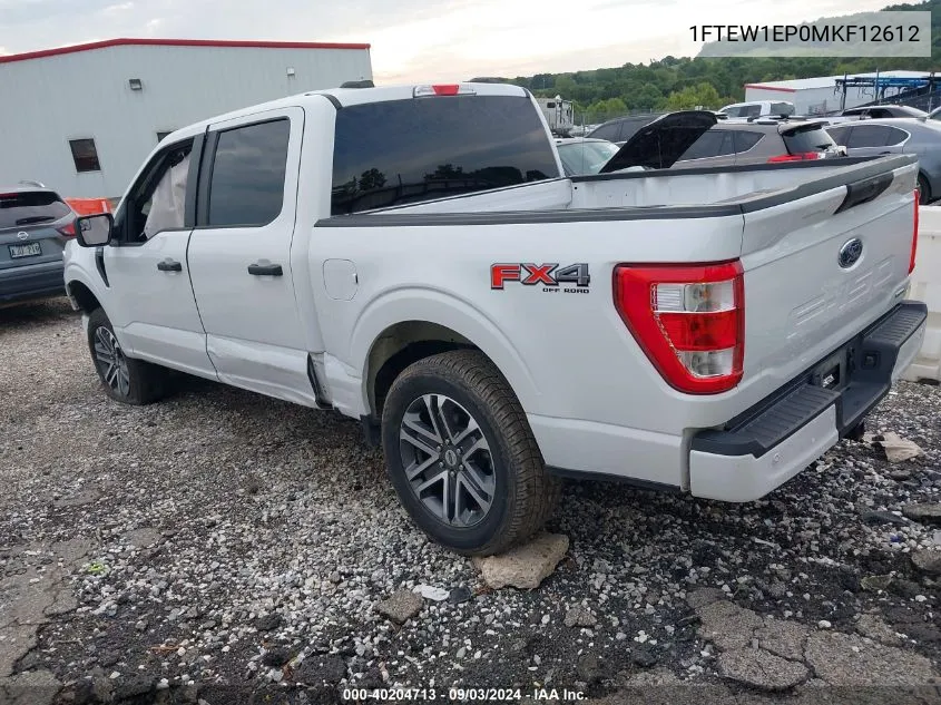 1FTEW1EP0MKF12612 2021 Ford F-150 Xl