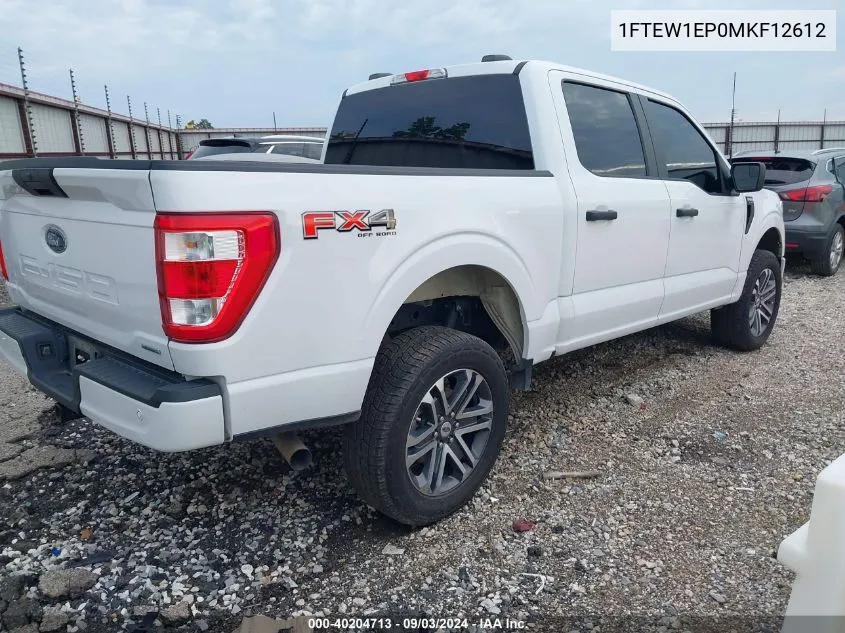 1FTEW1EP0MKF12612 2021 Ford F-150 Xl