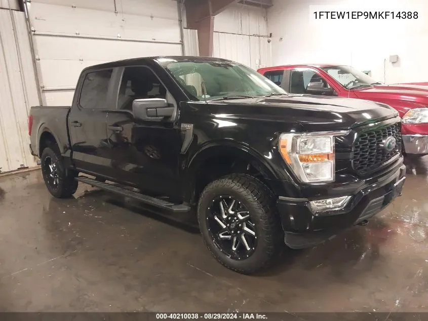 2021 Ford F-150 Xl VIN: 1FTEW1EP9MKF14388 Lot: 40210038