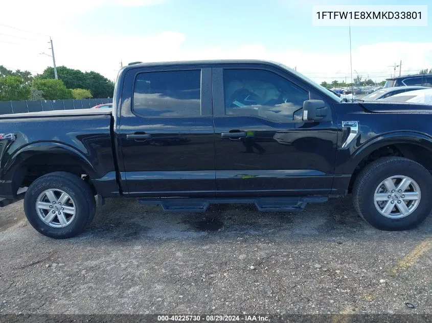 1FTFW1E8XMKD33801 2021 Ford F-150 Xlt