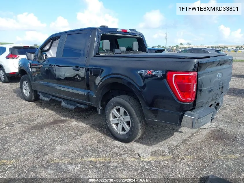 1FTFW1E8XMKD33801 2021 Ford F-150 Xlt