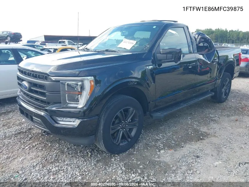 1FTFW1E86MFC39875 2021 Ford F-150 Lariat