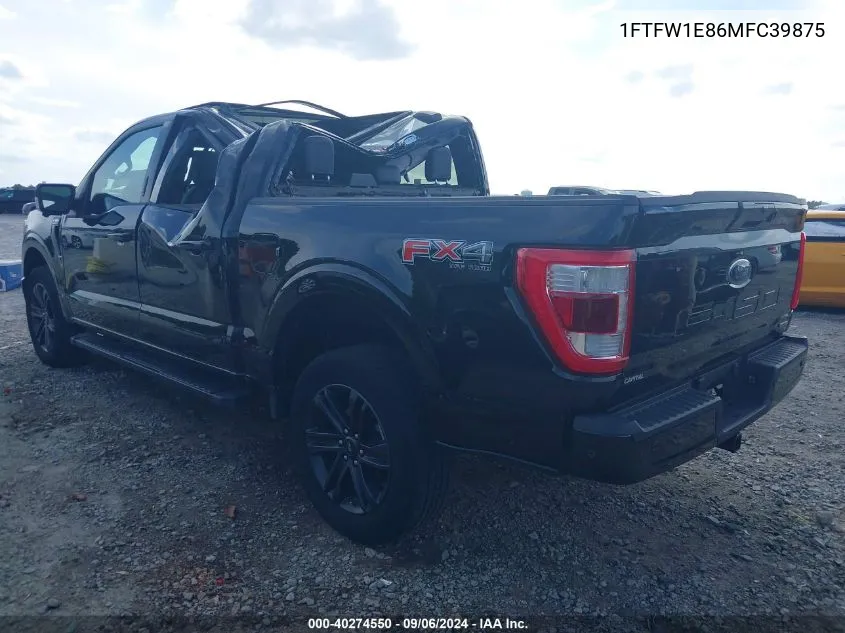 1FTFW1E86MFC39875 2021 Ford F-150 Lariat