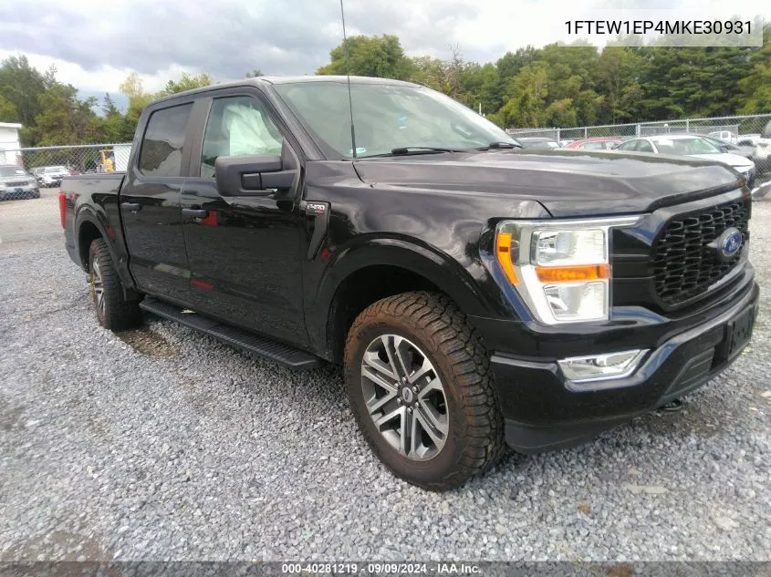 1FTEW1EP4MKE30931 2021 Ford F-150 Xl