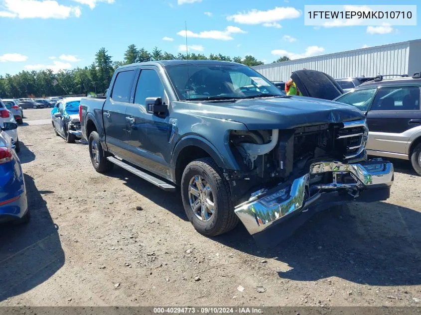 2021 Ford F-150 Xlt VIN: 1FTEW1EP9MKD10710 Lot: 40294773