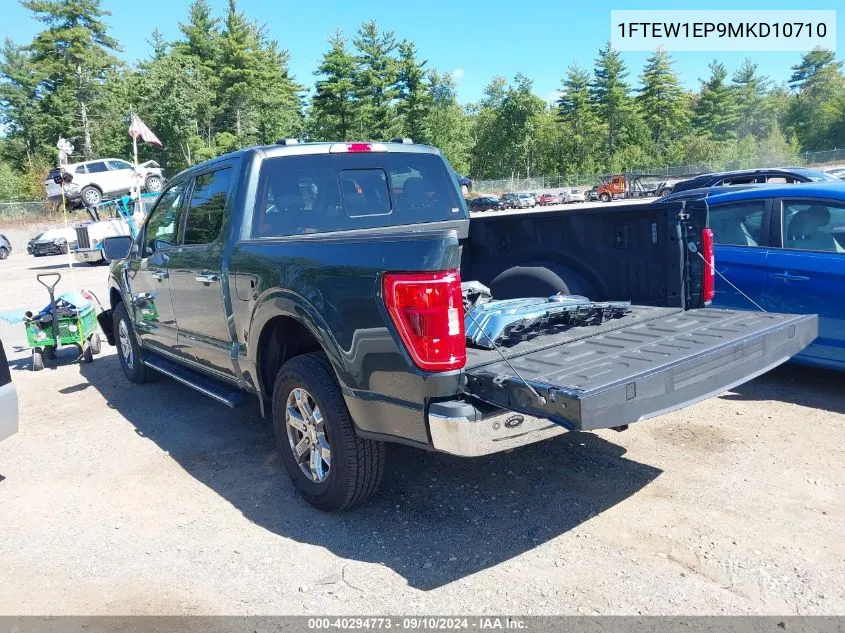 1FTEW1EP9MKD10710 2021 Ford F-150 Xlt