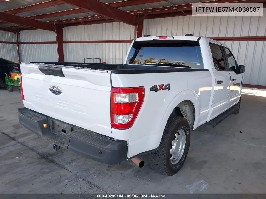 1FTFW1E57MKD38587 2021 Ford F-150 Xl