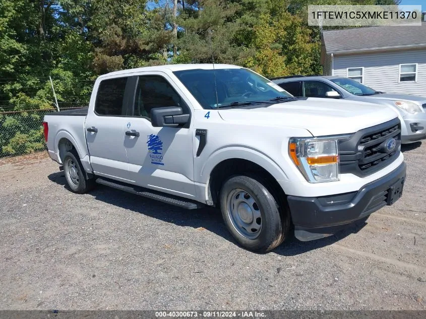 1FTEW1C5XMKE11370 2021 Ford F-150 Xl