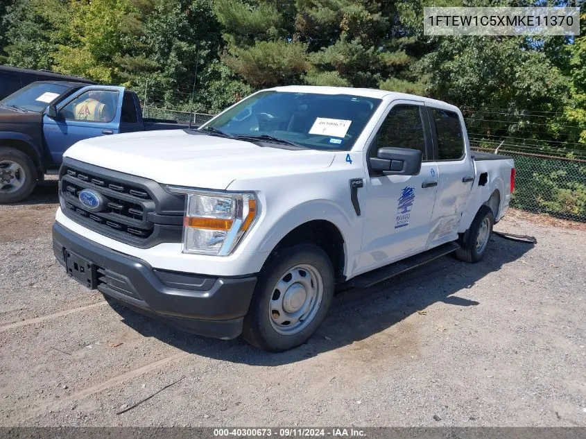 1FTEW1C5XMKE11370 2021 Ford F-150 Xl