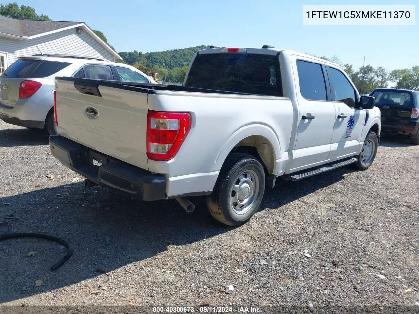 2021 Ford F-150 Xl VIN: 1FTEW1C5XMKE11370 Lot: 40300673