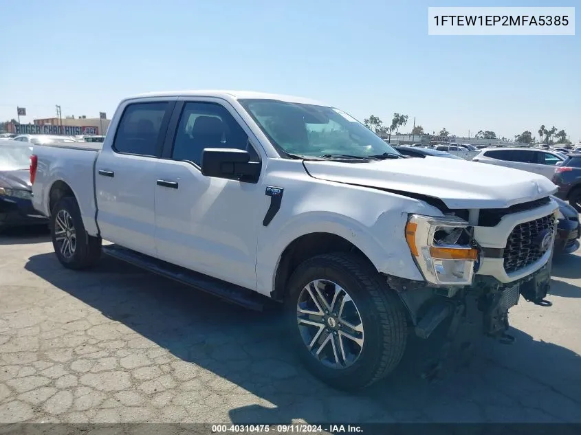 2021 Ford F-150 Xl VIN: 1FTEW1EP2MFA5385 Lot: 40310475