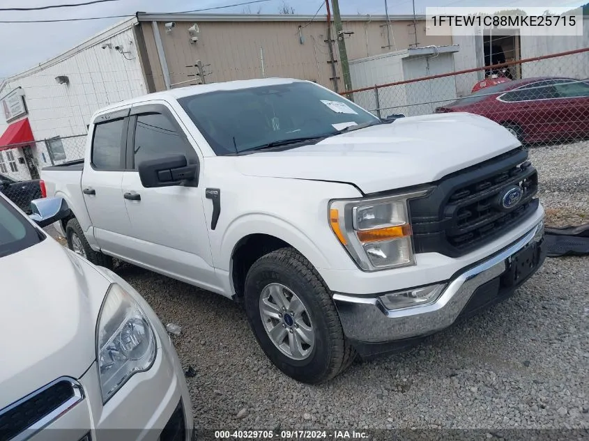 2021 Ford F-150 Xl VIN: 1FTEW1C88MKE25715 Lot: 40329705