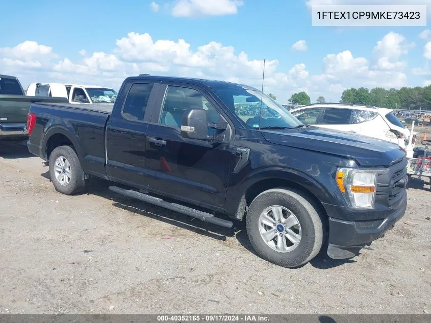 2021 Ford F-150 Xl VIN: 1FTEX1CP9MKE73423 Lot: 40352165