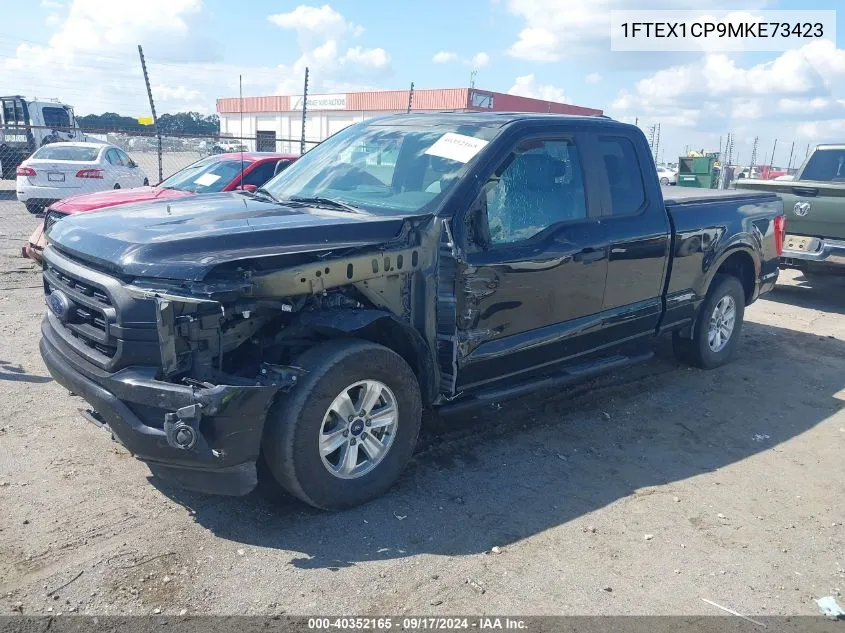 2021 Ford F-150 Xl VIN: 1FTEX1CP9MKE73423 Lot: 40352165