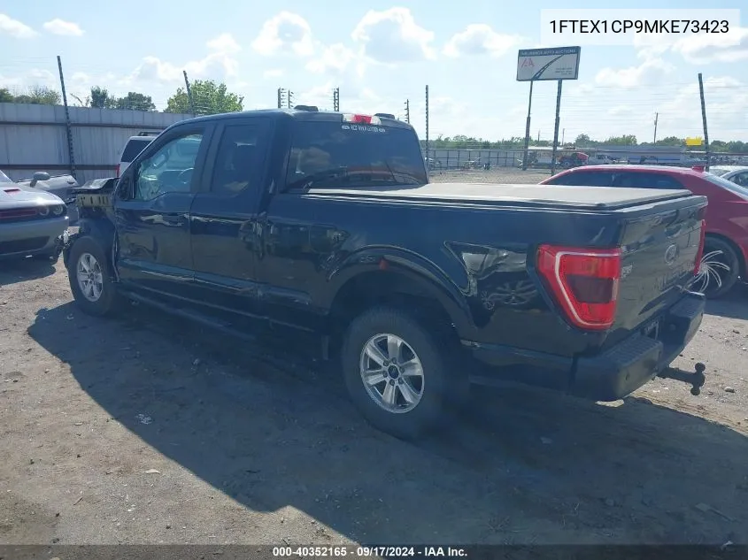 2021 Ford F-150 Xl VIN: 1FTEX1CP9MKE73423 Lot: 40352165