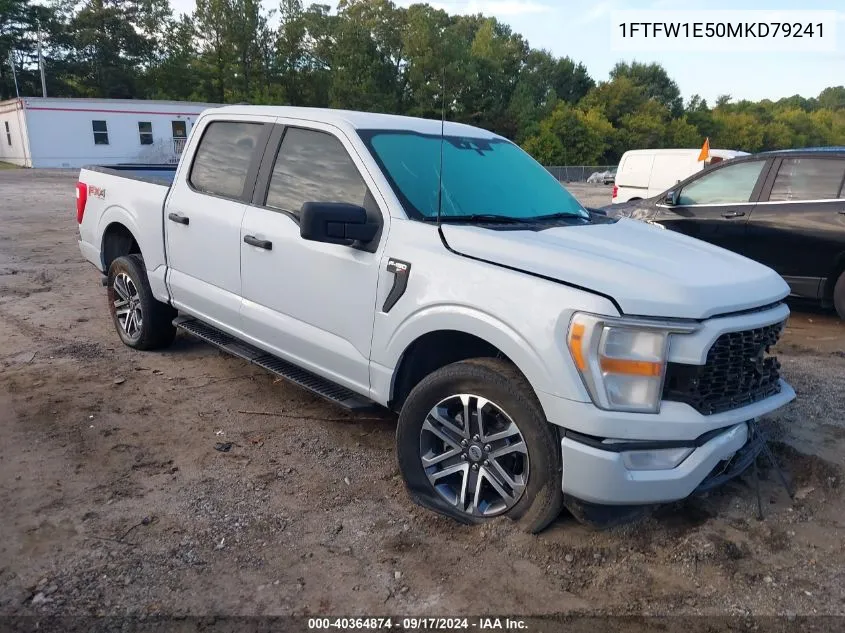 2021 Ford F-150 Xl VIN: 1FTFW1E50MKD79241 Lot: 40364874