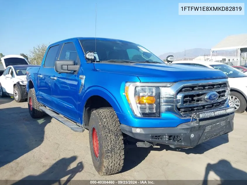 2021 Ford F-150 Xlt VIN: 1FTFW1E8XMKD82819 Lot: 40384460