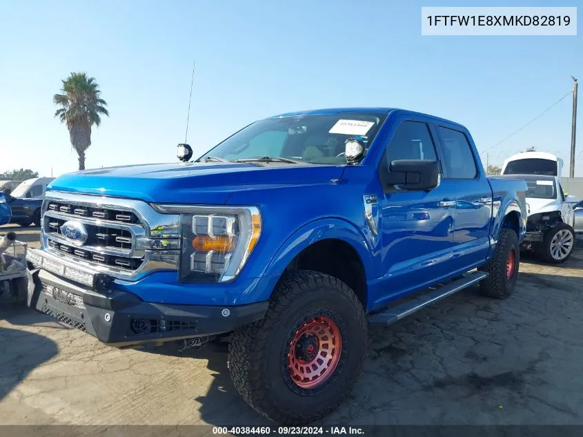 1FTFW1E8XMKD82819 2021 Ford F-150 Xlt