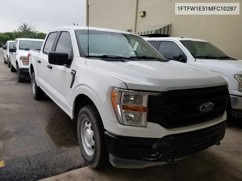 1FTFW1E51MFC10287 2021 Ford F-150 Xl