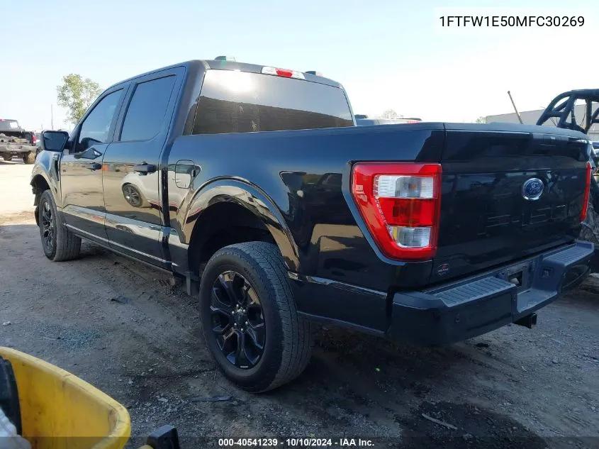 2021 Ford F-150 Xl VIN: 1FTFW1E50MFC30269 Lot: 40541239