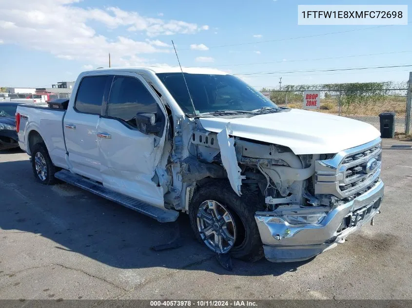 1FTFW1E8XMFC72698 2021 Ford F-150 Xlt