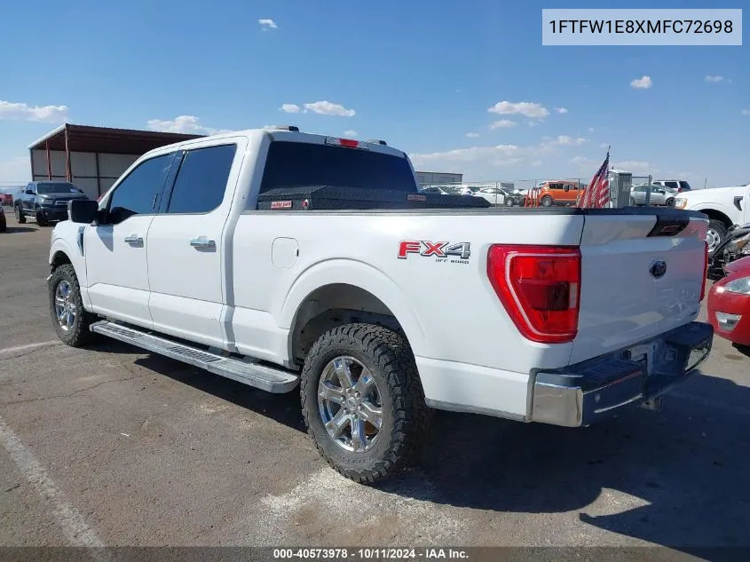 1FTFW1E8XMFC72698 2021 Ford F-150 Xlt